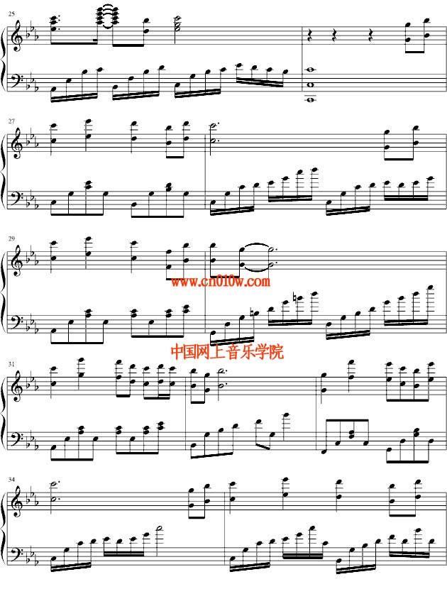 钢琴曲谱新贵妃醉酒二