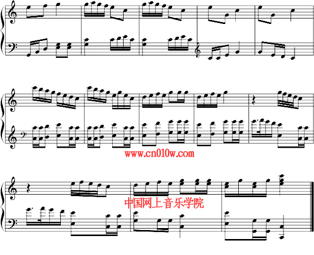 两只老虎钢琴曲谱一 钢琴曲谱两只老虎一下载 简谱下载 五线谱下载