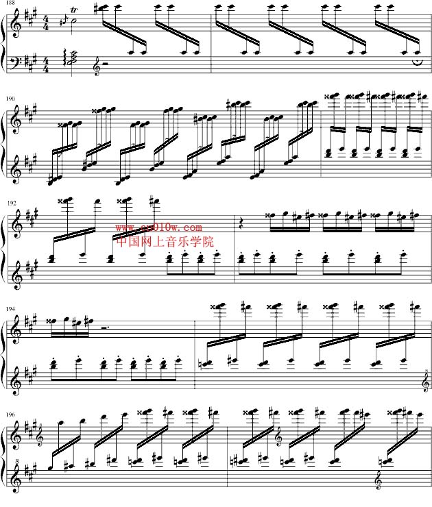 钢琴曲谱百鸟朝凤八