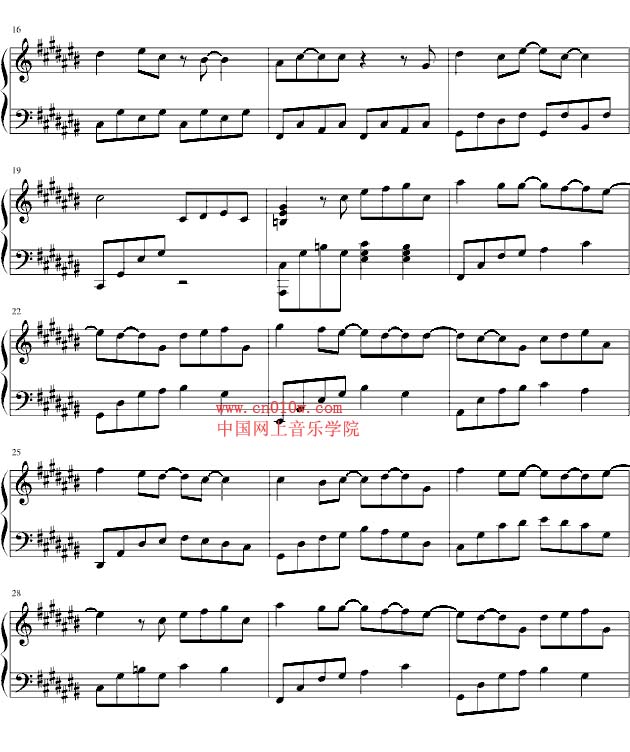 你不知道的事钢琴曲谱一 钢琴曲谱你不知道的事一下载 简谱