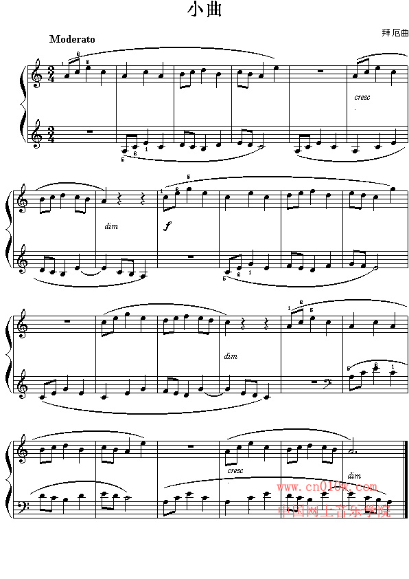 钢琴曲谱 小曲 钢琴曲谱 小曲下载 简谱下载 五线谱下载 曲谱网 曲谱