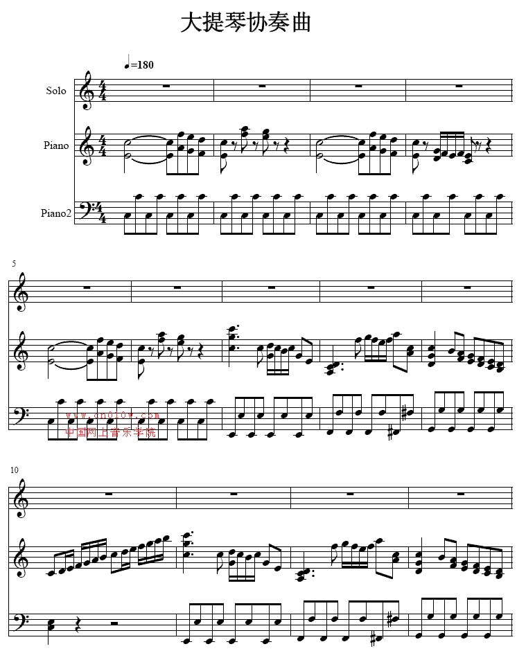 小提琴曲谱海顿大提琴协奏曲 小提琴曲谱海顿大提琴协奏曲下载 简谱下