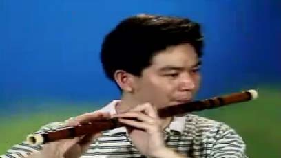 视频笛子教学各种音程的滑进练习五
